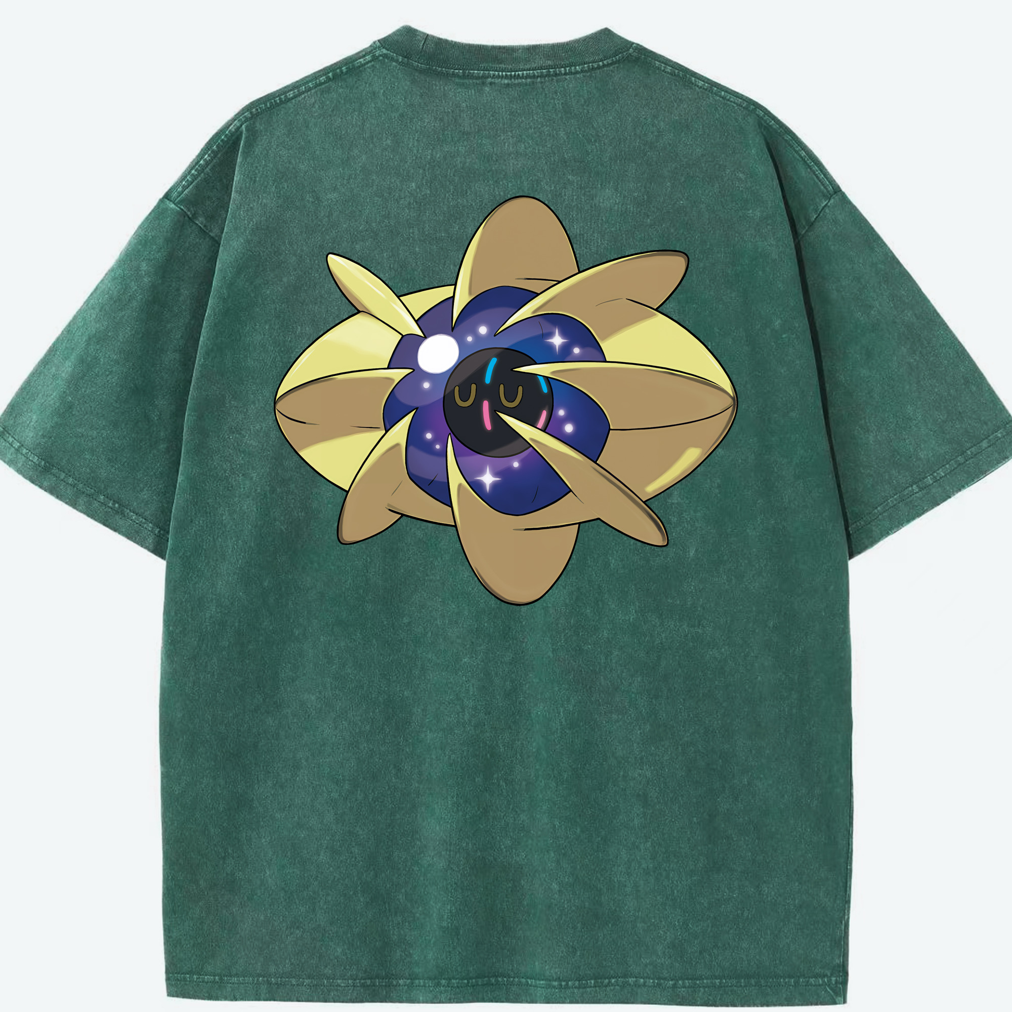 （画像用） ポケットモンスター Pokémon 綿100% ヴィンテージ風 半袖Tシャツ（背面プリント）